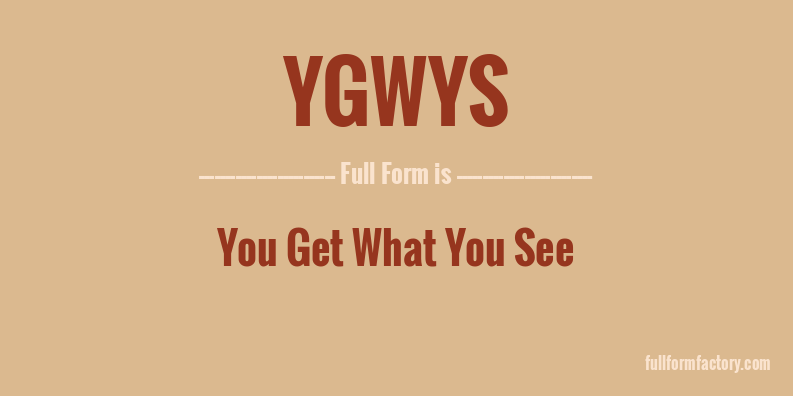 ygwys-full-form