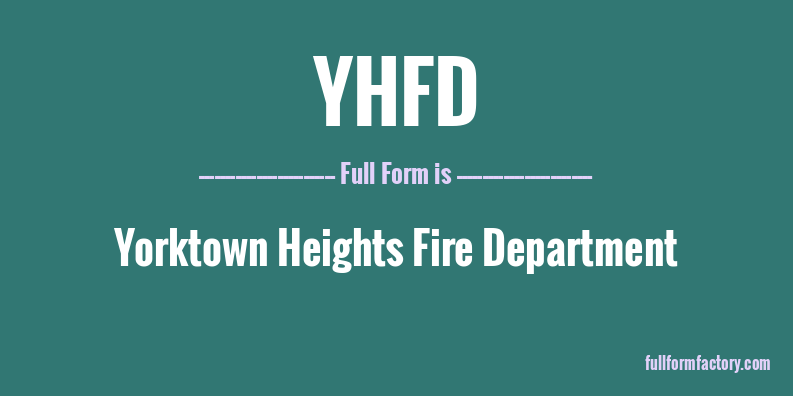 yhfd-full-form