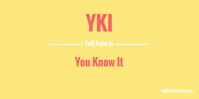 yki-full-form