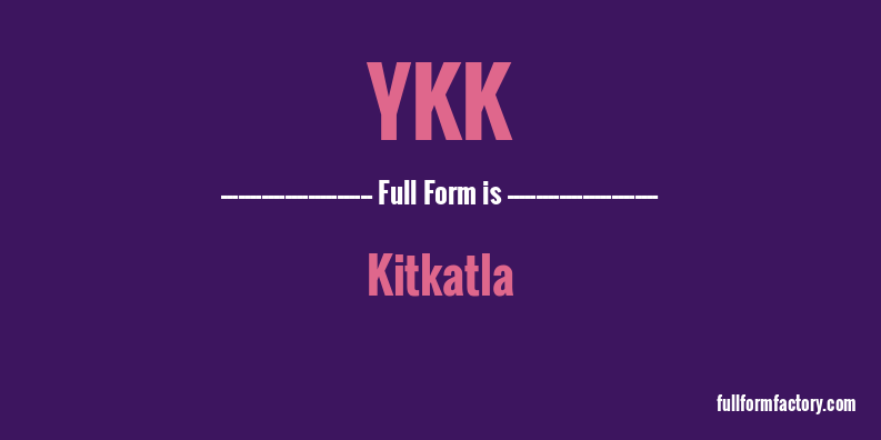 ykk-full-form