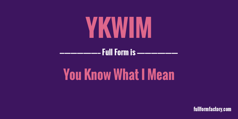 ykwim-full-form
