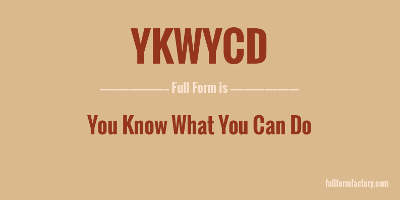 ykwycd-full-form
