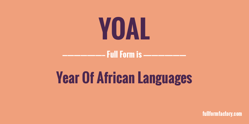 yoal-full-form