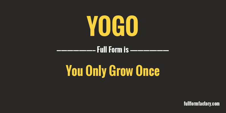 yogo-full-form