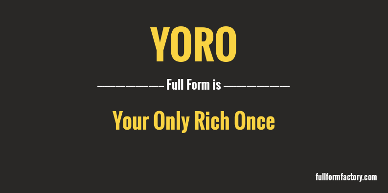 yoro-full-form