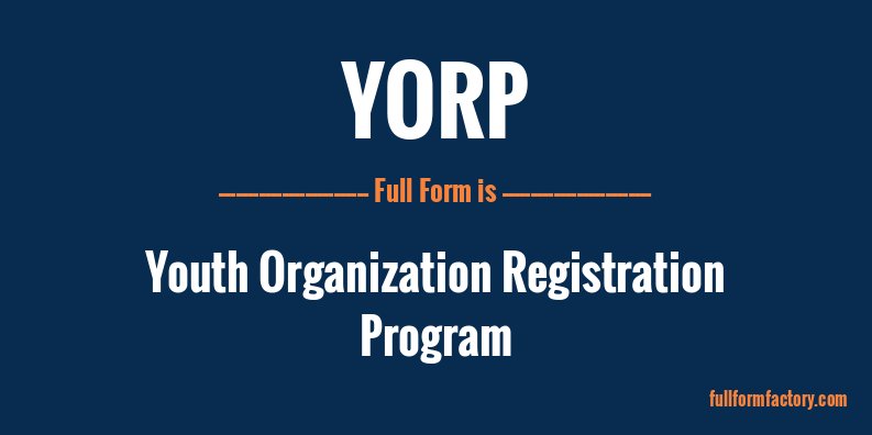 yorp-full-form