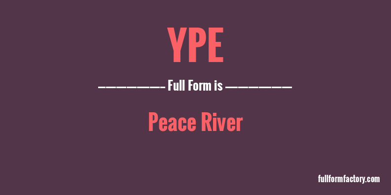 ype-full-form