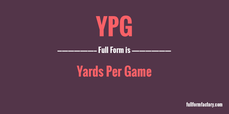ypg-full-form