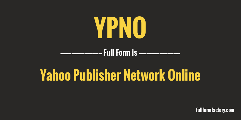 ypno-full-form
