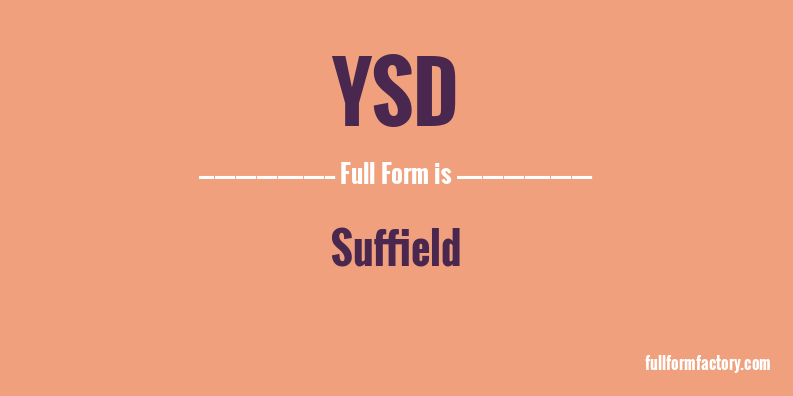 ysd-full-form
