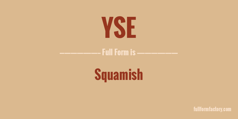 yse-full-form