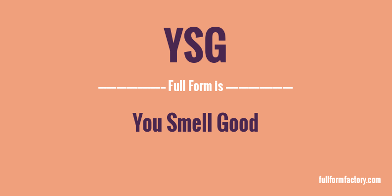 ysg-full-form