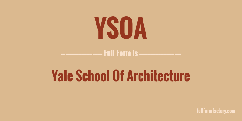 ysoa-full-form
