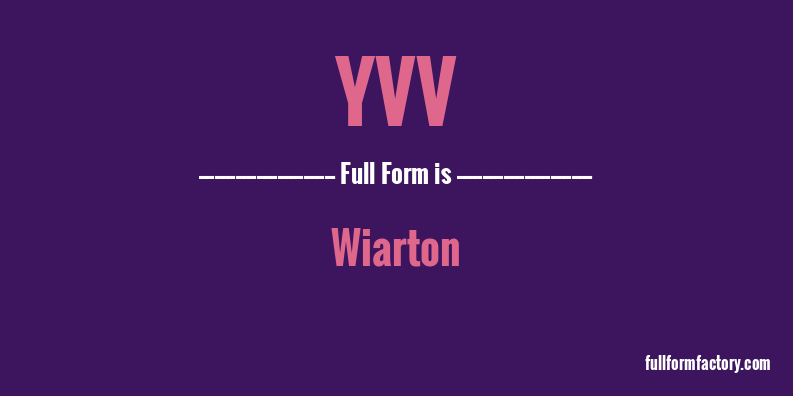 yvv-full-form