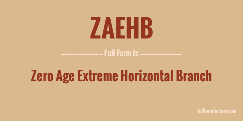 zaehb-full-form
