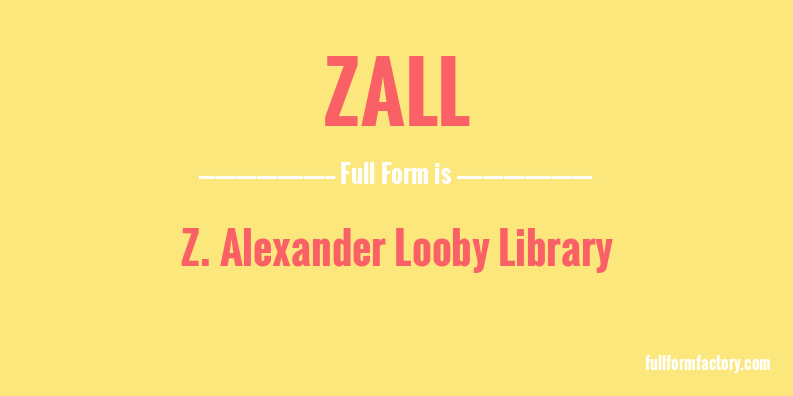 zall-full-form