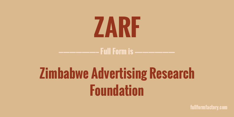 zarf-full-form