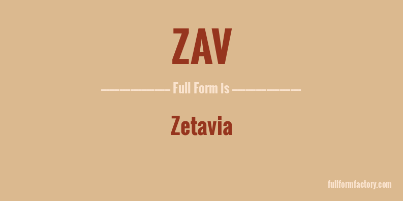 zav-full-form