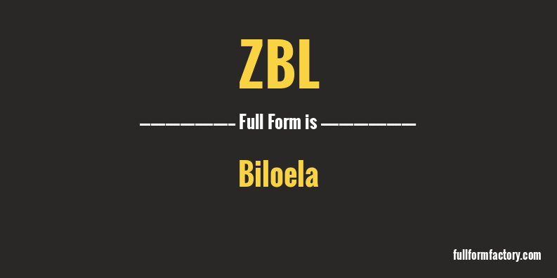 zbl-full-form