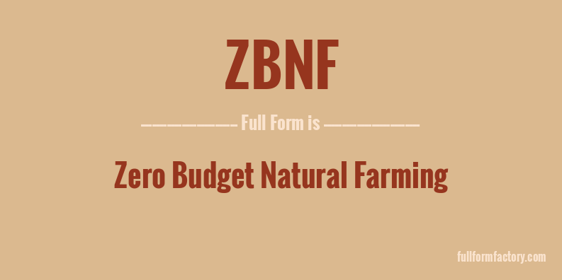 zbnf-full-form