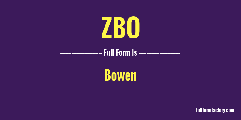 zbo-full-form