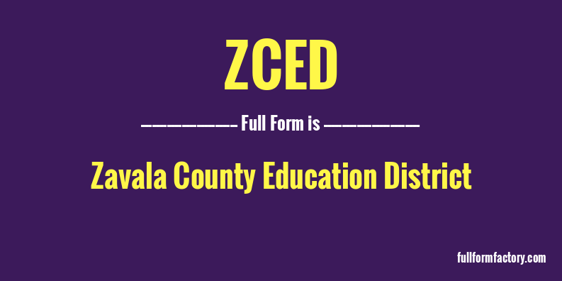 zced-full-form
