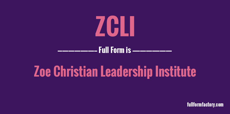 zcli-full-form