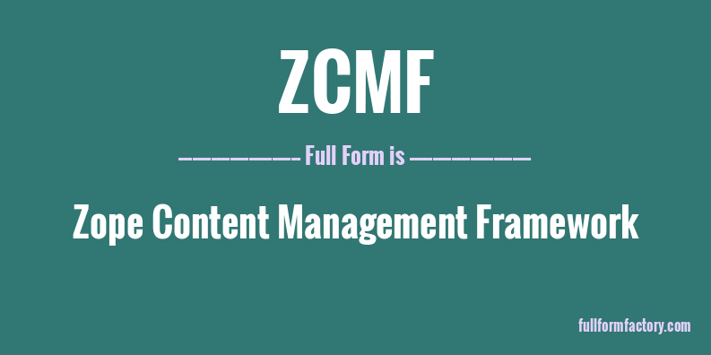 zcmf-full-form