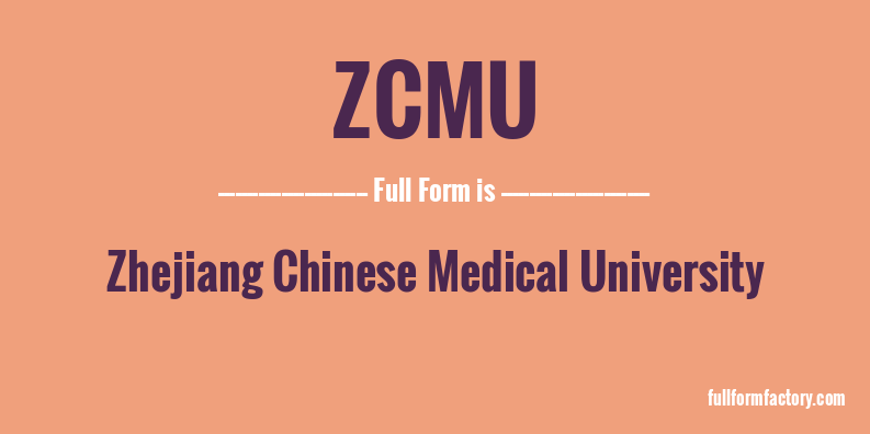 zcmu-full-form