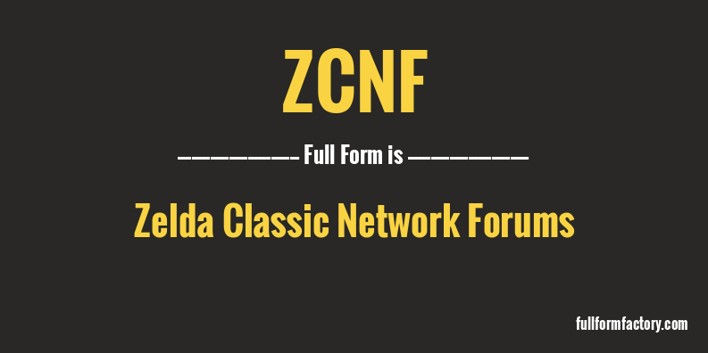 zcnf-full-form