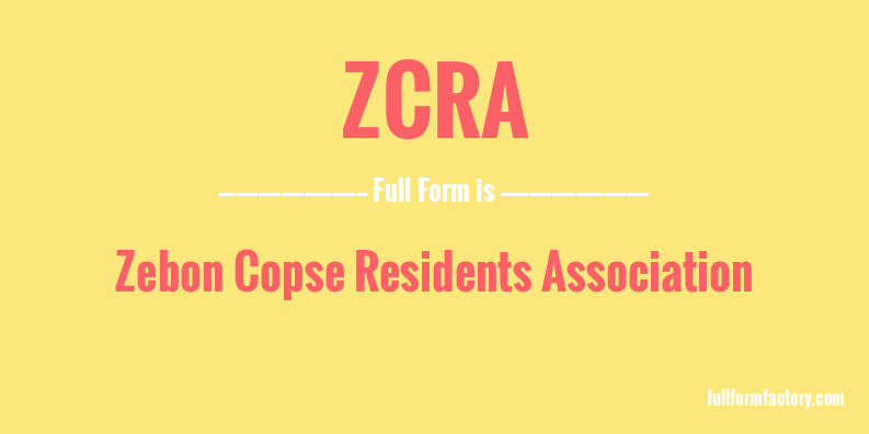 zcra-full-form