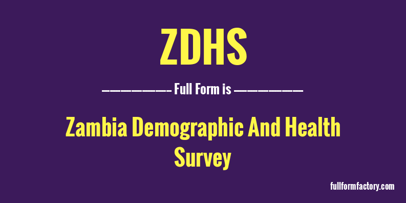 zdhs-full-form