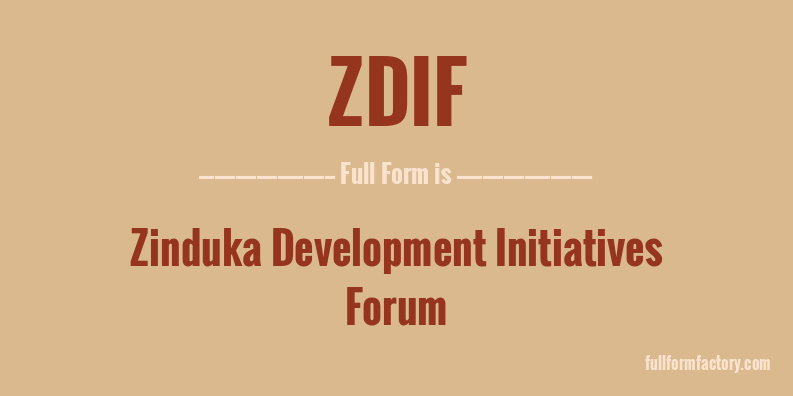 zdif-full-form