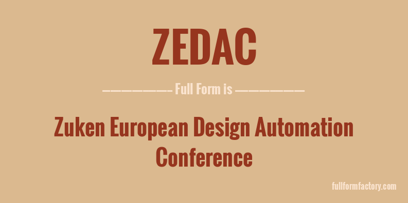 zedac-full-form