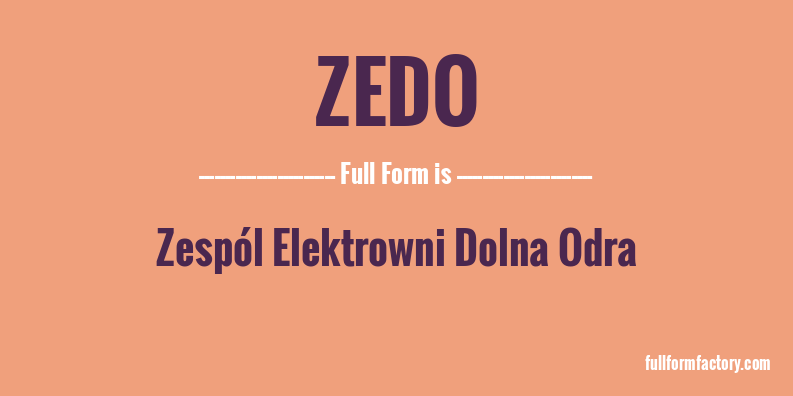 zedo-full-form