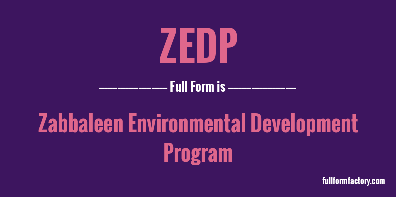 zedp-full-form