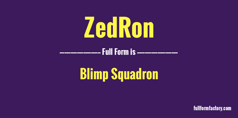 zedron-full-form
