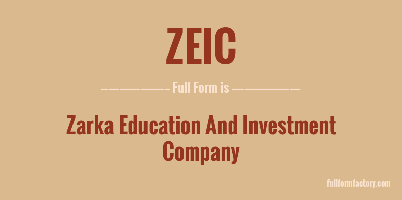 zeic-full-form