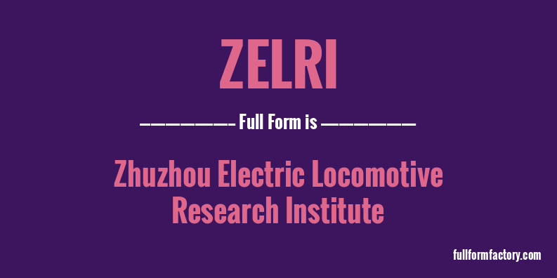 zelri-full-form