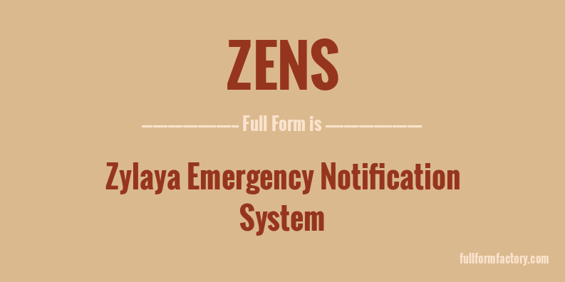 zens-full-form
