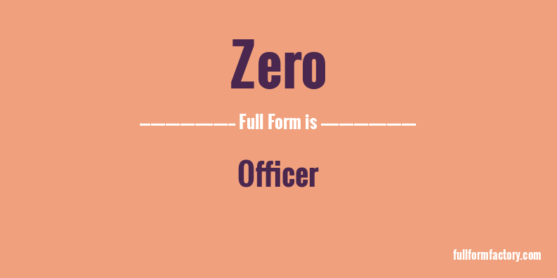 zero-full-form