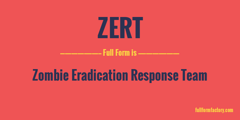 zert-full-form