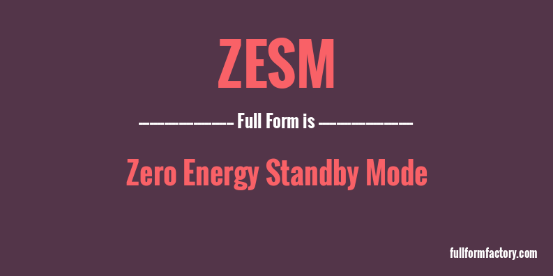 zesm-full-form