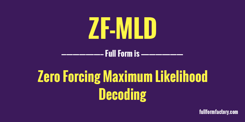zf-mld-full-form