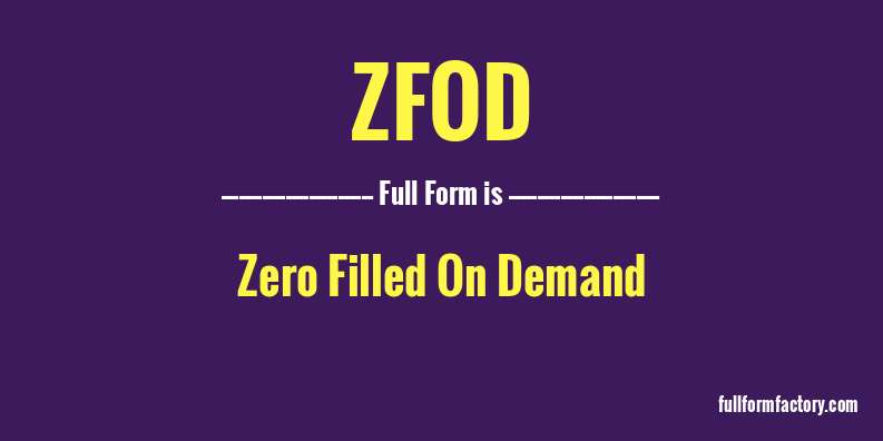 zfod-full-form