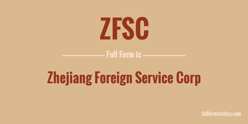 zfsc-full-form