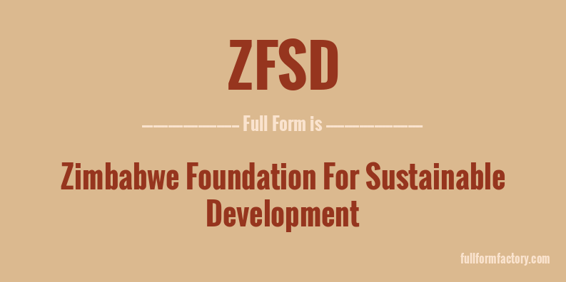 zfsd-full-form