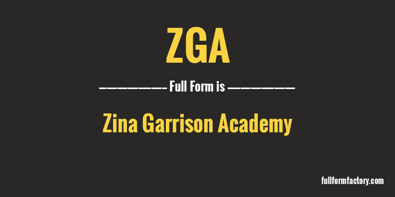 zga-full-form