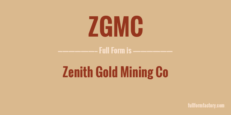 zgmc-full-form