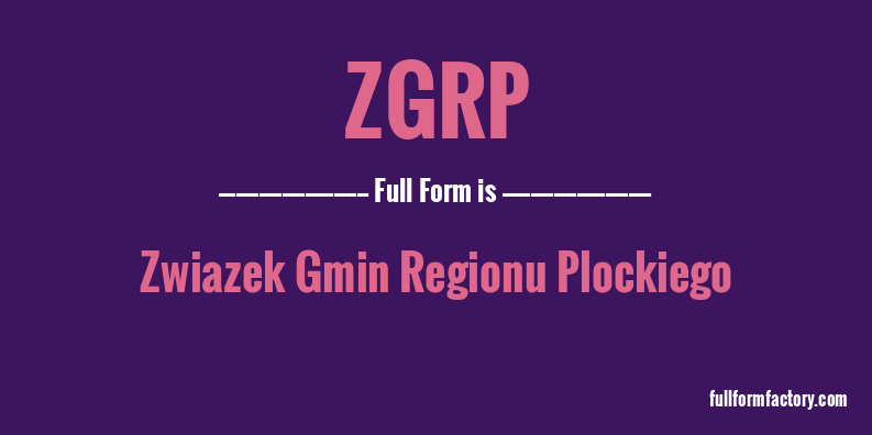 zgrp-full-form